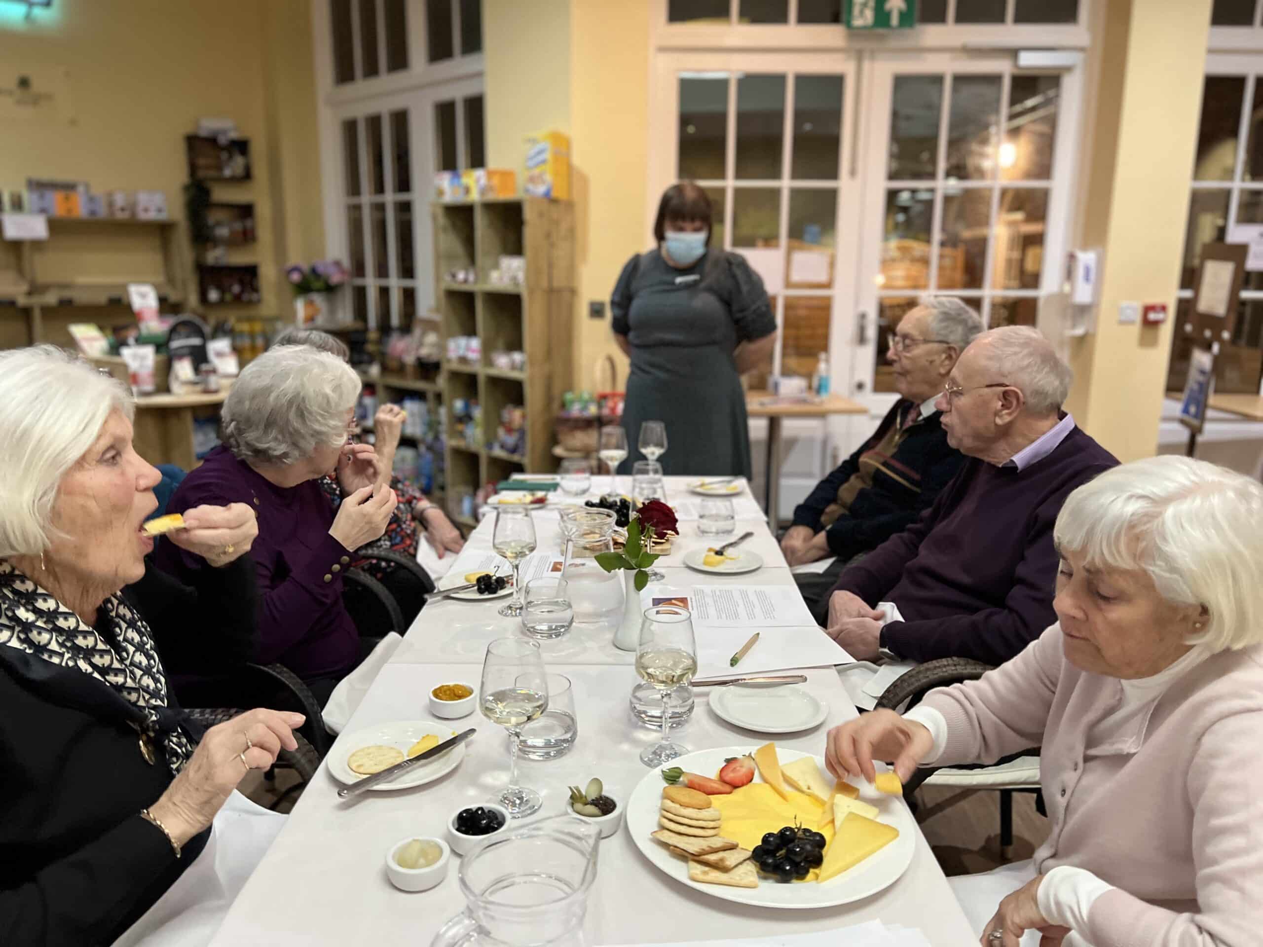 Another successful Wine and Cheese Quiz night Middleton Hall